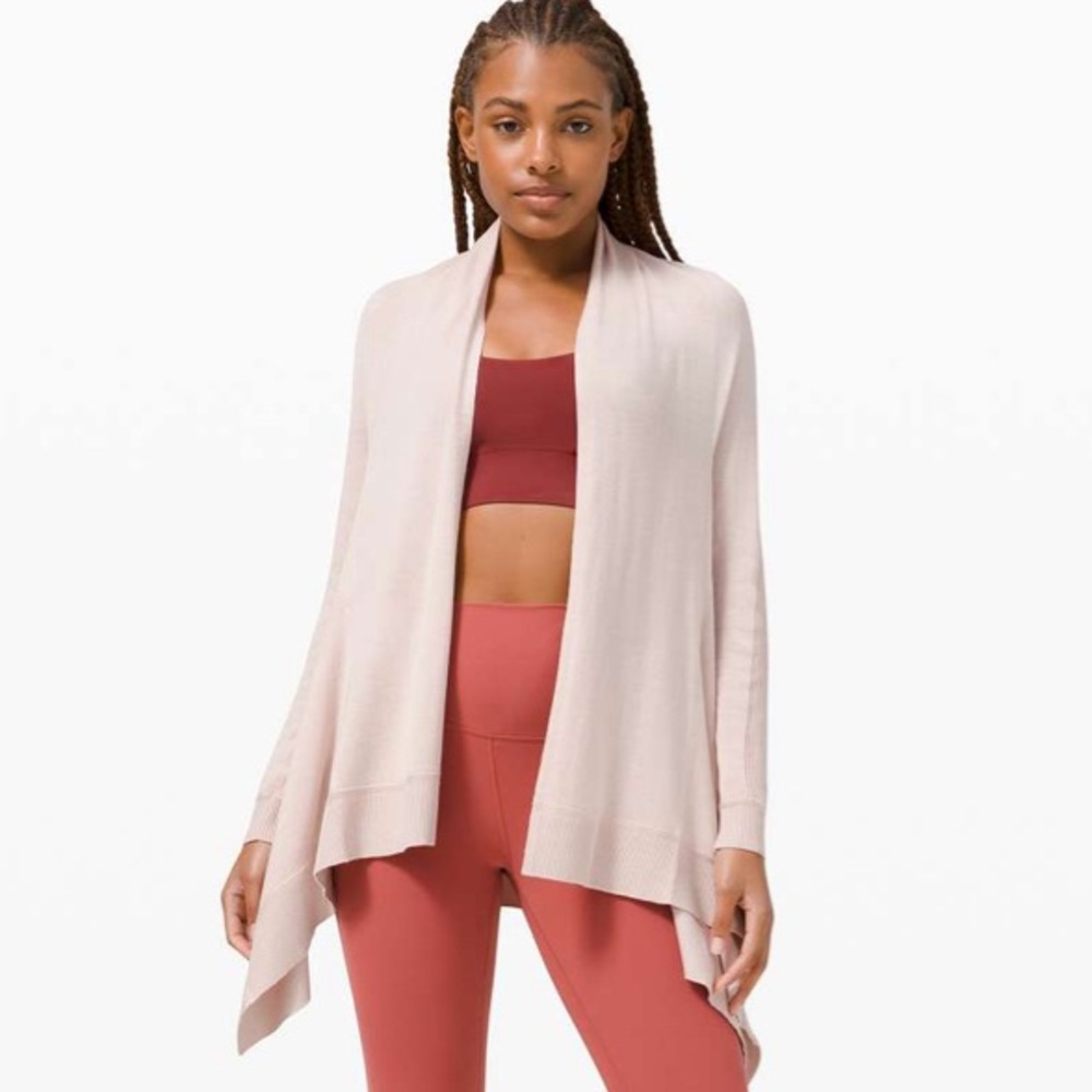 Lululemon | Cashlu Knit Wrap Pink Bliss Size XS/S